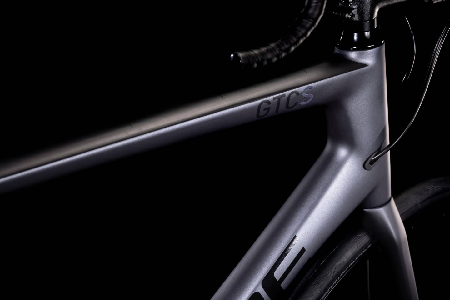 Bicicleta CUBE Attain GTC SL 2022 / Grey'n'Carbon / Talla 56 cm