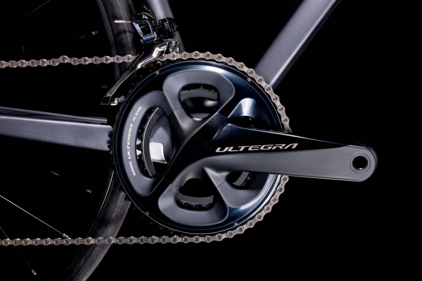 Bicicleta CUBE Attain GTC SL 2022 / Grey'n'Carbon / Talla 56 cm