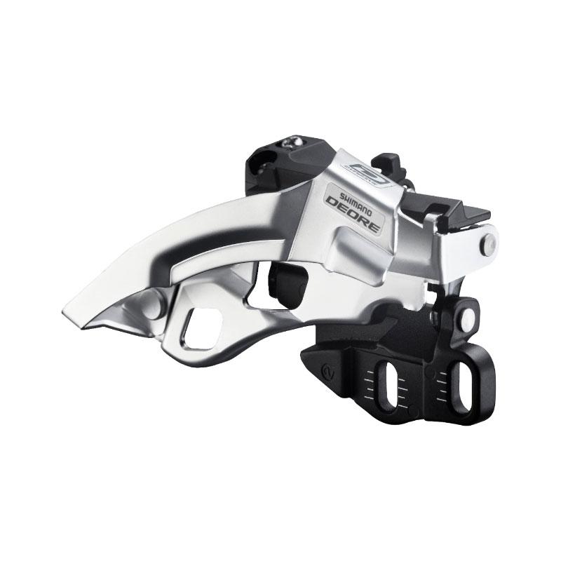 Desviador delantero SHIMANO Deore FD-M610-E para 3 velocidades / Montura tipo E / Top Swing / Dual Pull / E-Type - Raudor ¡Rompe tu propio récord!