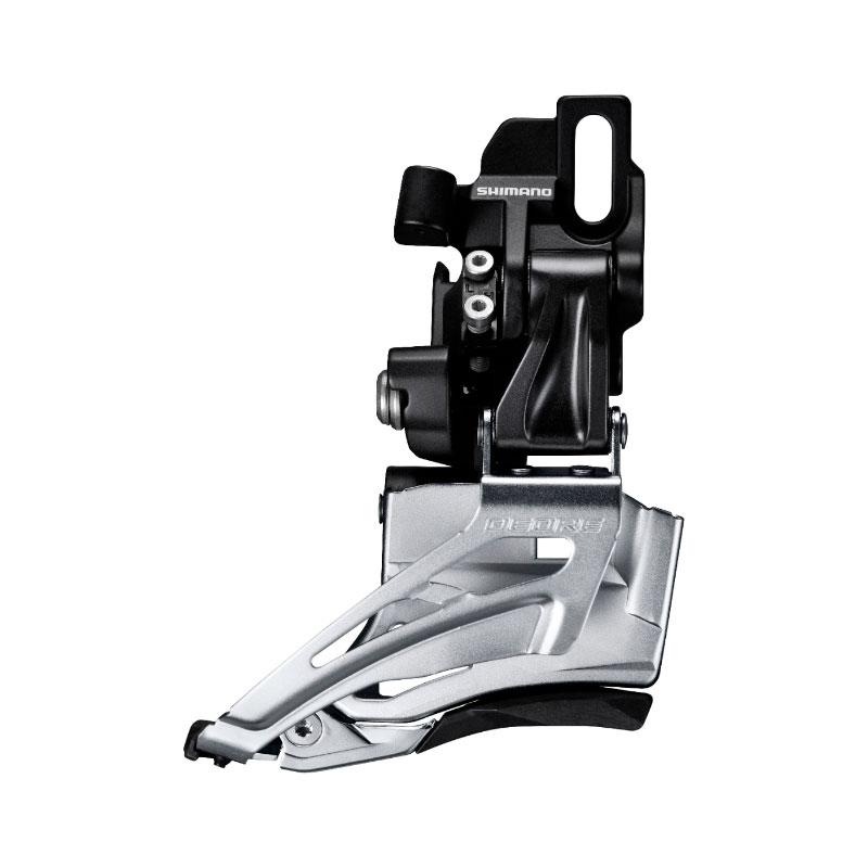 Desviador delantero SHIMANO Deore FD-M618-D para 2 velocidades / Montaje de soldadura / Down Swing / Para transmisión 3x10 - Raudor ¡Rompe tu propio récord!