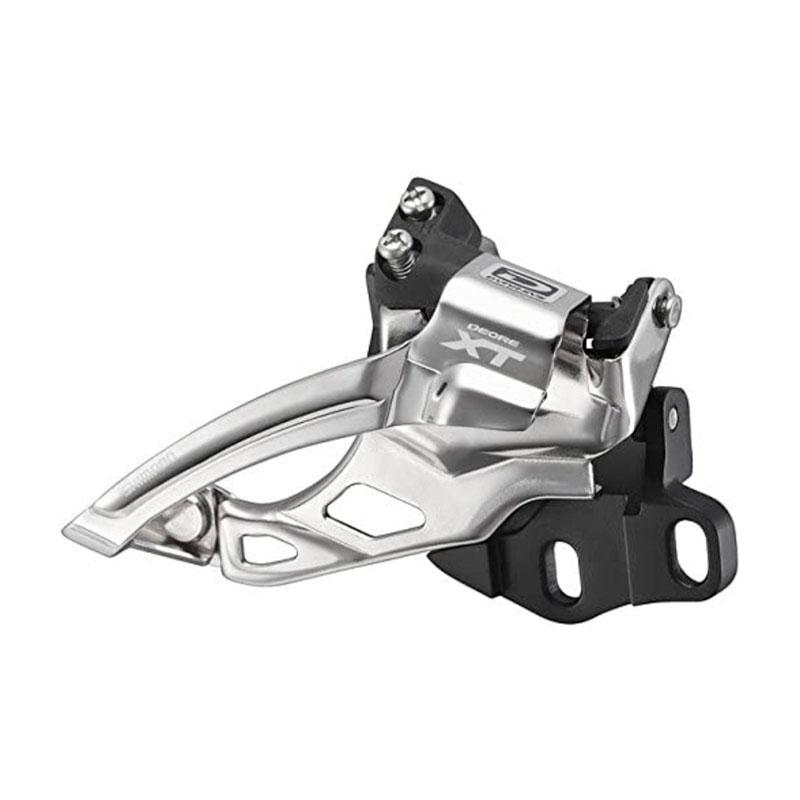 Desviador delantero SHIMANO Deore XT FD-M785-E2 para 2 velocidades / Montura tipo E / Top Swing - Raudor ¡Rompe tu propio récord!