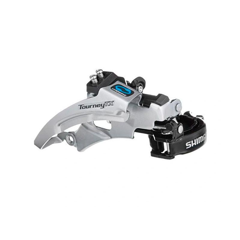 Desviador delantero SHIMANO Tourney FD-TX800 para 3 velocidades / Montaje de abrazadera de 31.8 mm / Top Swing / Dual Pull - Raudor ¡Rompe tu propio récord!