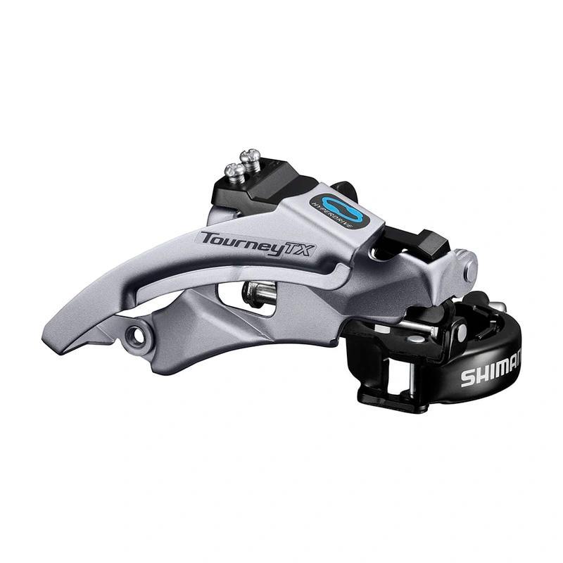 Desviador delantero SHIMANO Tourney FD-TX800 para 3 velocidades / Montaje de abrazadera de 34.9 mm / Top Swing / Dual Pull - Raudor ¡Rompe tu propio récord!