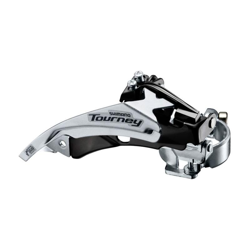 Desviador delantero SHIMANO Tourney FD-TY500-TS6 para 3 velocidades / Montaje de abrazadera / Top Swing / Dual Pull / Max 42D - Raudor ¡Rompe tu propio récord!