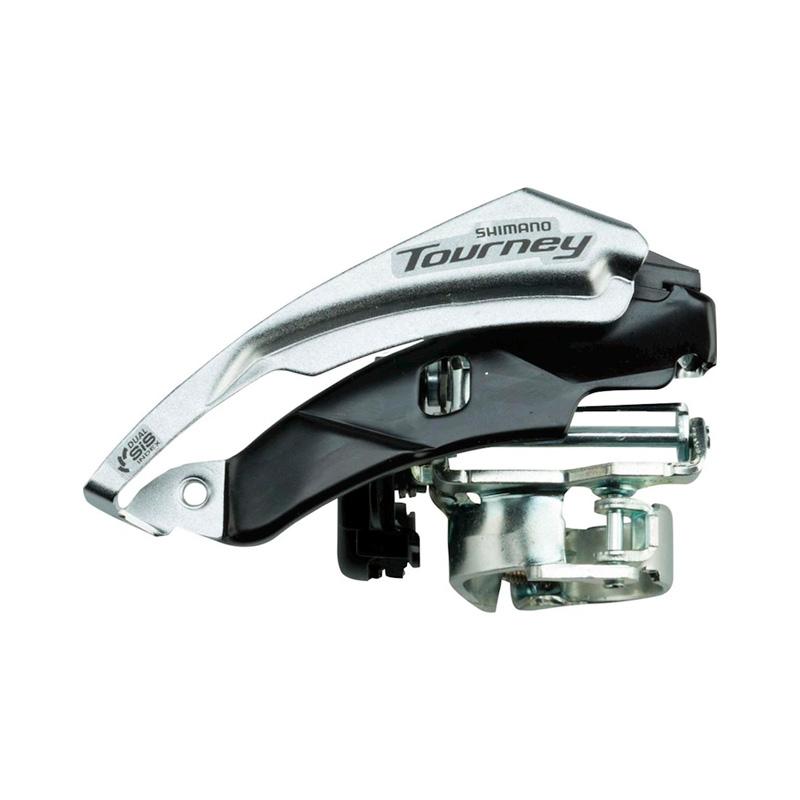Desviador delantero SHIMANO Tourney FD-TY510-TS6 para 3 velocidades / Top Swing / Dual Pull - Raudor ¡Rompe tu propio récord!