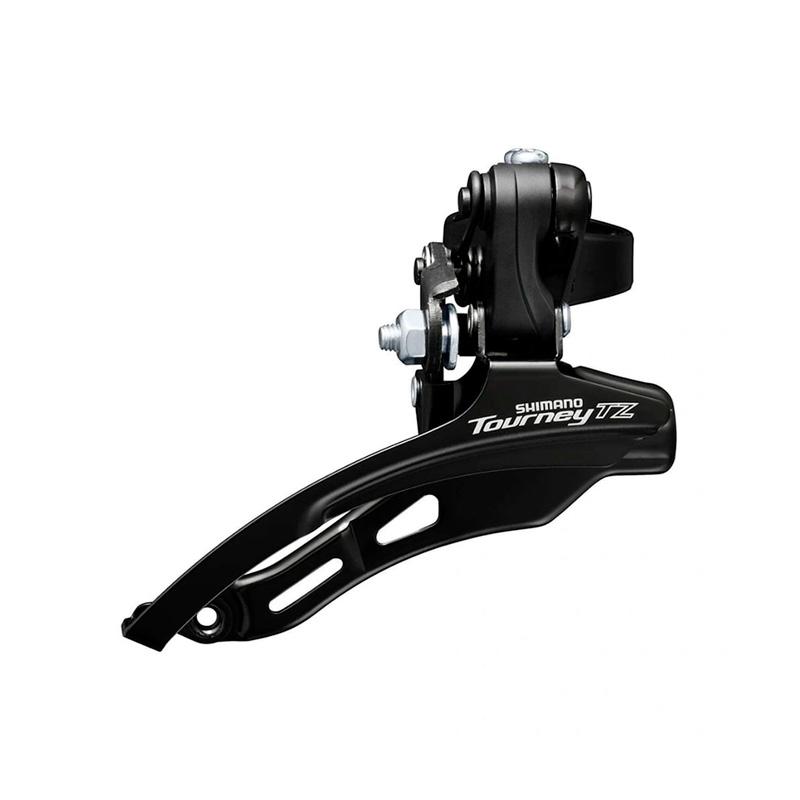 Desviador delantero SHIMANO Tourney FD-TZ510 para 3 velocidades / Montaje de abrazadera de 31.8 mm / Down Swing / Top Pull / Max. 48D - Raudor ¡Rompe tu propio récord!