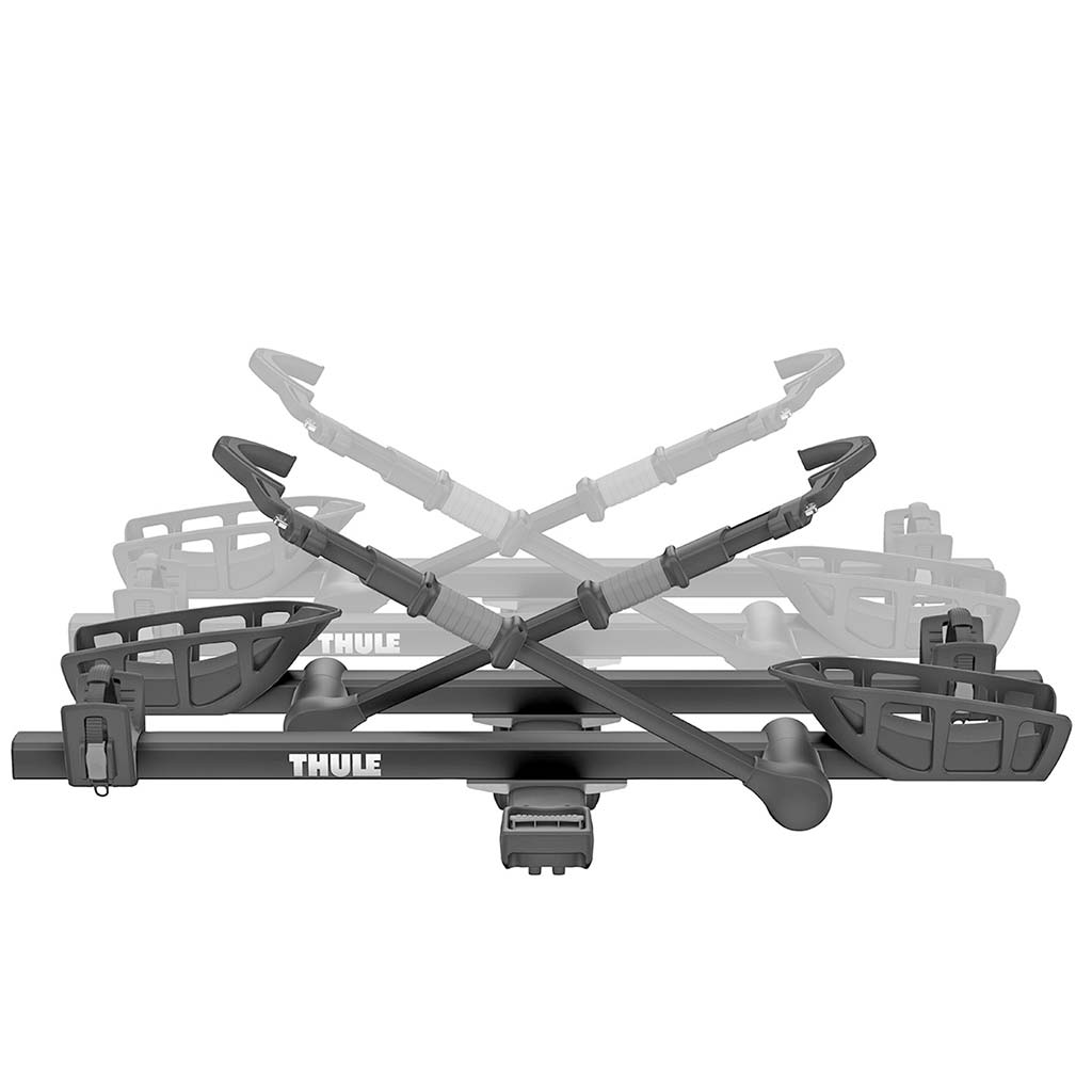 Extensión para 2 bicicletas extra de Portabicicletas T2 PRO Negro W/LOCK - Raudor ¡Rompe tu propio récord!