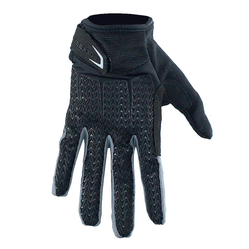Guantes ROCKBROS Dedo largo con almohadillas de gel | Color Negro con Gris - Raudor ¡Rompe tu propio récord!