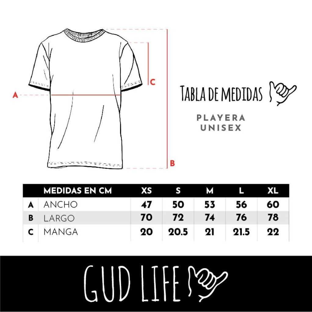 Playera GUD LIFE Negra