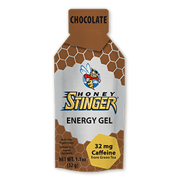 Honey Stinger Gel Chocolate 32gr, con Cafeína (dosis individual) - Raudor ¡Rompe tu propio récord!