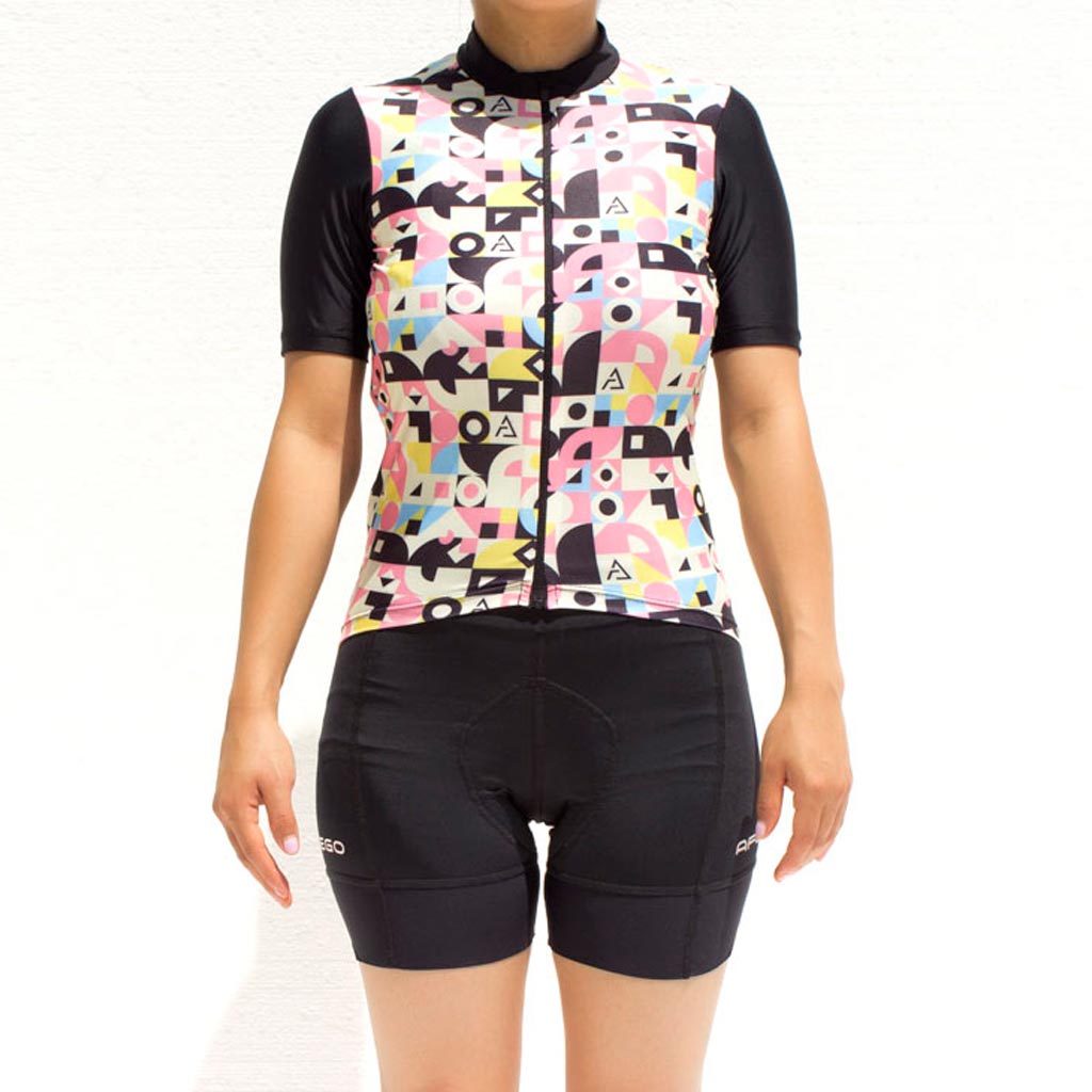 Jersey AFUEGO Geometric para dama - Raudor ¡Rompe tu propio récord!