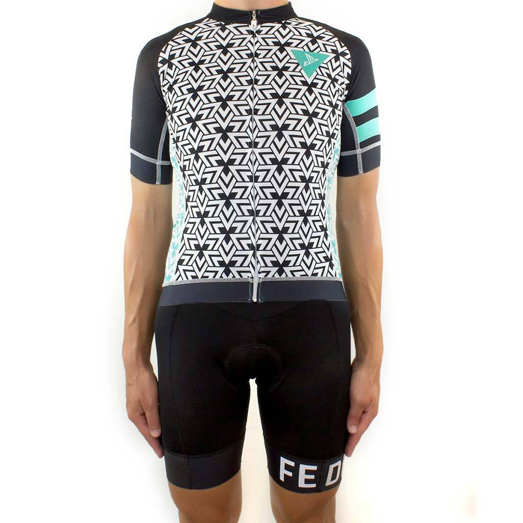 Jersey FEDER MUT Geometric para caballero 2329 - Raudor ¡Rompe tu propio récord!