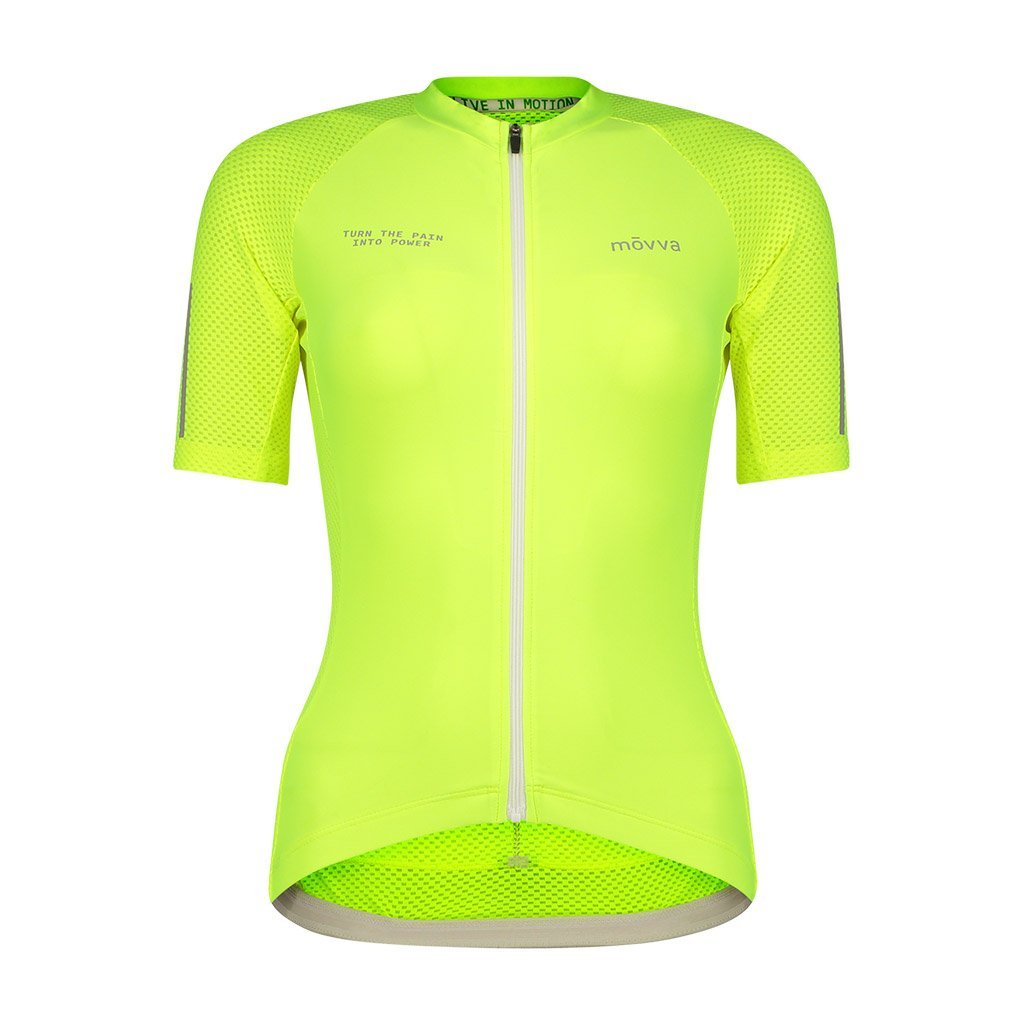 Jersey MOVVA Over Gear Full Power Amarillo para dama - Raudor ¡Rompe tu propio récord!