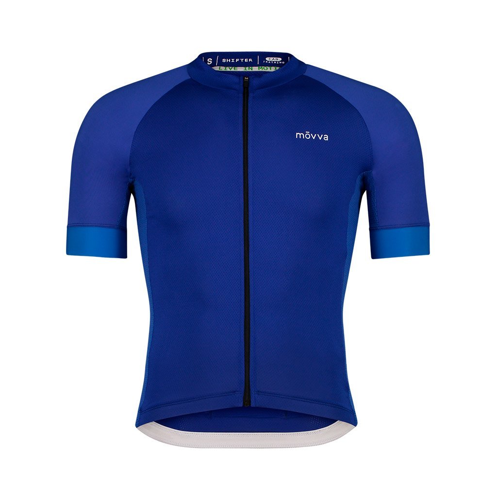 Jersey MOVVA Shifter Azul Rey para caballero - Raudor ¡Rompe tu propio récord!