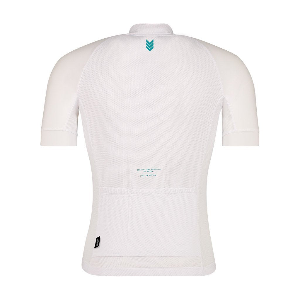 Jersey MOVVA Shifter Blanco para caballero - Raudor ¡Rompe tu propio récord!