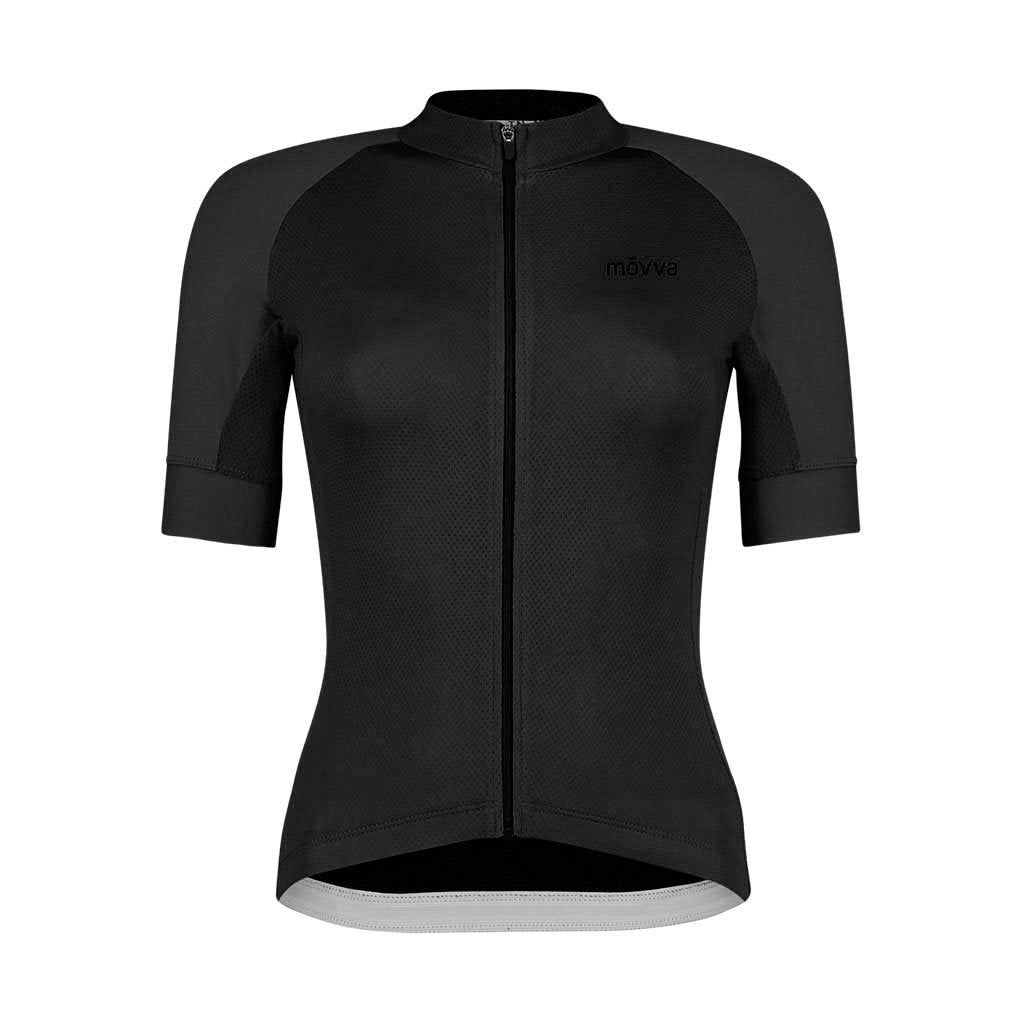 Jersey MOVVA Shifter Negro para dama - Raudor ¡Rompe tu propio récord!