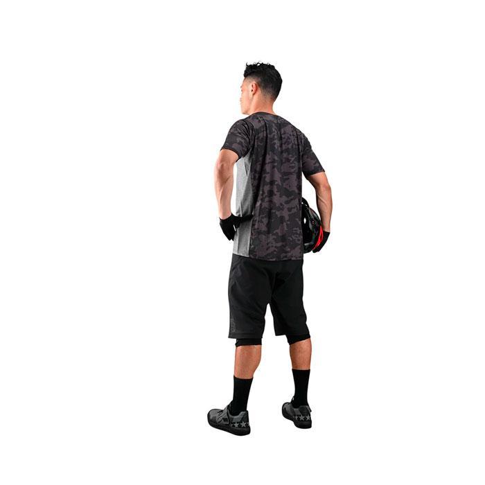 Jersey TROY LEE DESIGNS Skyline SS Camber Camo Heather Light Gray/Black - Raudor ¡Rompe tu propio récord!