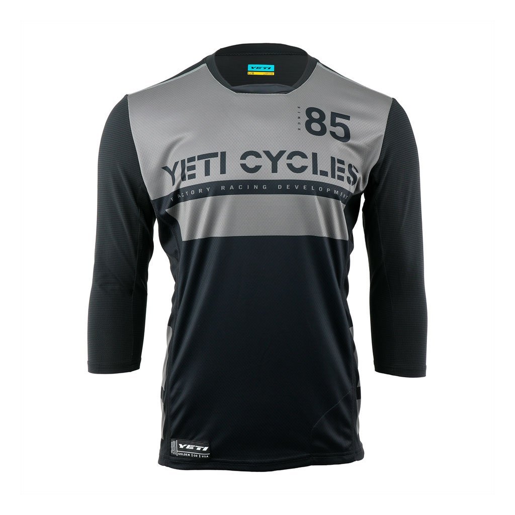 Jersey YETI Enduro 3/4 Black - Raudor ¡Rompe tu propio récord!