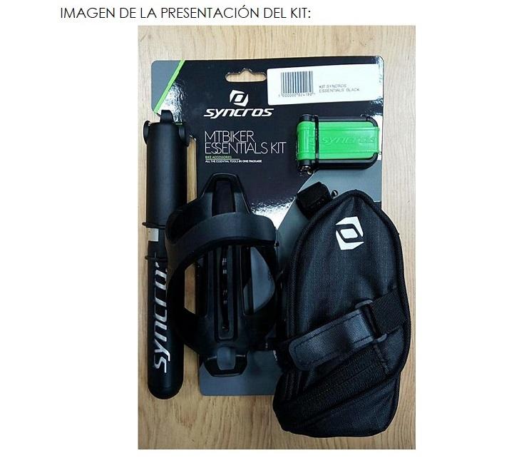 Kit de accesorios Syncros, para MTB: Bolsa, minibomba, multiherramienta, portanfora y espatula - Raudor ¡Rompe tu propio récord!