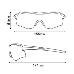 Lentes SHIMANO CE-SPRK1 (Spark) Color Azul con Negro mate Fotocromáticos - Raudor ¡Rompe tu propio récord!