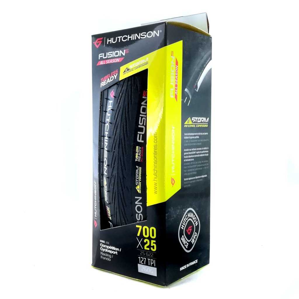 LLANTA HUTCHINSON FUSION 5 ALL SEASON 11STORM 700X25C TLR - Raudor ¡Rompe tu propio récord!