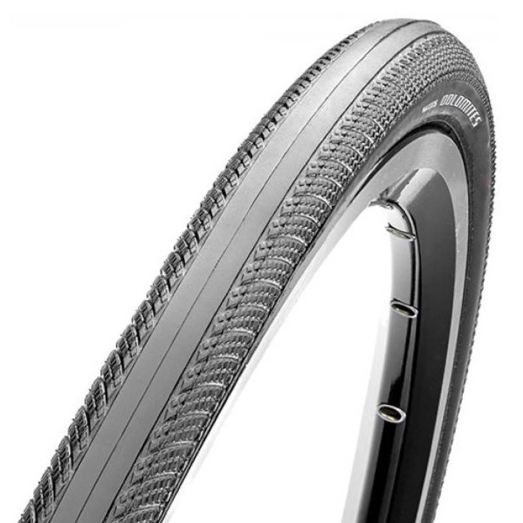 Llanta MAXXIS Dolomites 700x25C de alambre / Color Negro / 60 TPI - Raudor ¡Rompe tu propio récord!