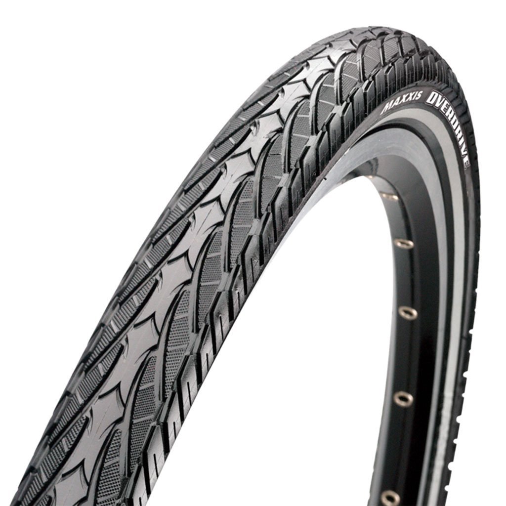 Llanta MAXXIS Overdrive Ex 700x35C de alambre con tecnologías SilkShield REF / 60 TPI / Color negro - Raudor ¡Rompe tu propio récord!