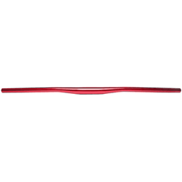 Manillar Loaded AMX Flat color Rojo, con diametro de 31.8 mm y 810 mm de longitud. - Raudor ¡Rompe tu propio récord!