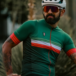 Jersey para ciclismo APHESIS México Esmeralda para caballero