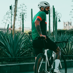 Jersey para ciclismo APHESIS México Esmeralda para caballero