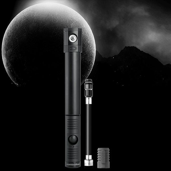 Minibomba Crankbrothers Klic HV con inflador de Co2 - Raudor ¡Rompe tu propio récord!