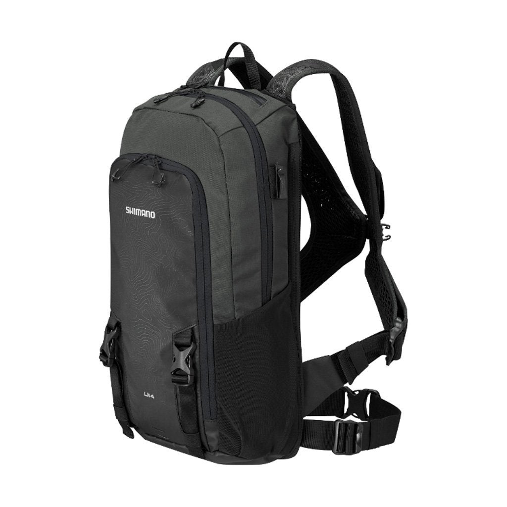 Mochila de hidratación SHIMANO Unzen 14L Color Negro / Sistema de hidratación de 2 litros (Ya incluido) - Raudor ¡Rompe tu propio récord!