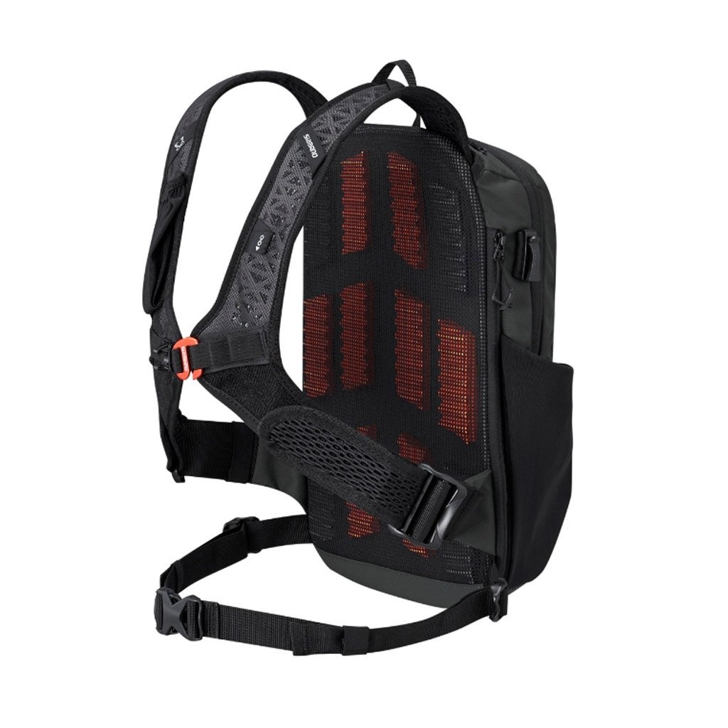 Mochila de hidratación SHIMANO Unzen 6L Color negro / Sistema de hidratación de 2 litros (Ya incluido) - Raudor ¡Rompe tu propio récord!