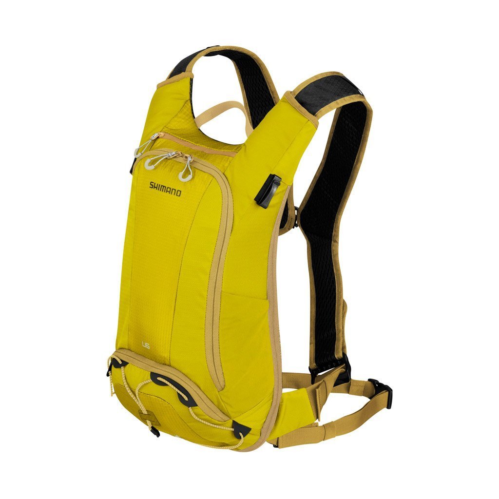 Mochila de hidratación SHIMANO Unzen 6L Color Oliva / Sistema de hidratación de 2 litros (Ya incluido) - Raudor ¡Rompe tu propio récord!