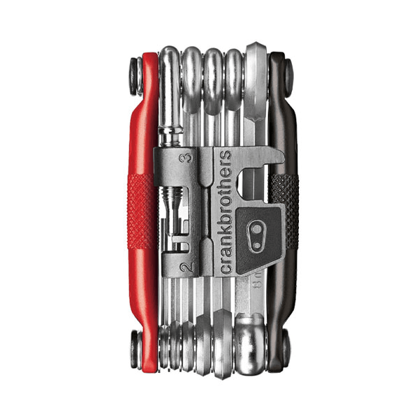 Multiherramienta Crankbrothers M17 color Negro/Rojo - Raudor ¡Rompe tu propio récord!