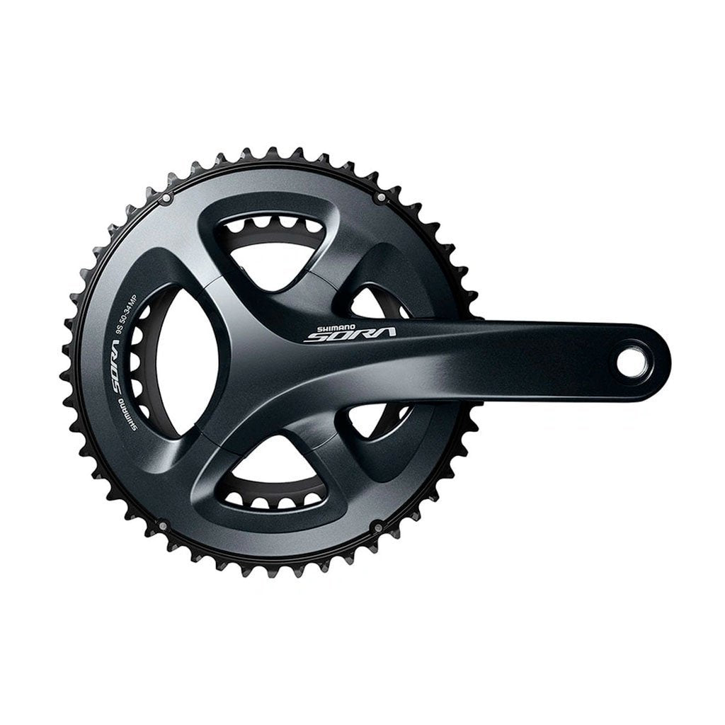 Multiplicación SHIMANO Sora FC-R3000 / 9 Velocidades / Bielas de 170 mm / Platos de 50-34D / S.BB - Raudor ¡Rompe tu propio récord!