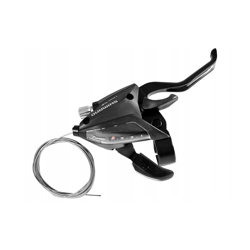 Palanca de cambio/freno SHIMANO ST-EF500 EZ Fire / Para V Brake / 7 velocidades - Raudor ¡Rompe tu propio récord!