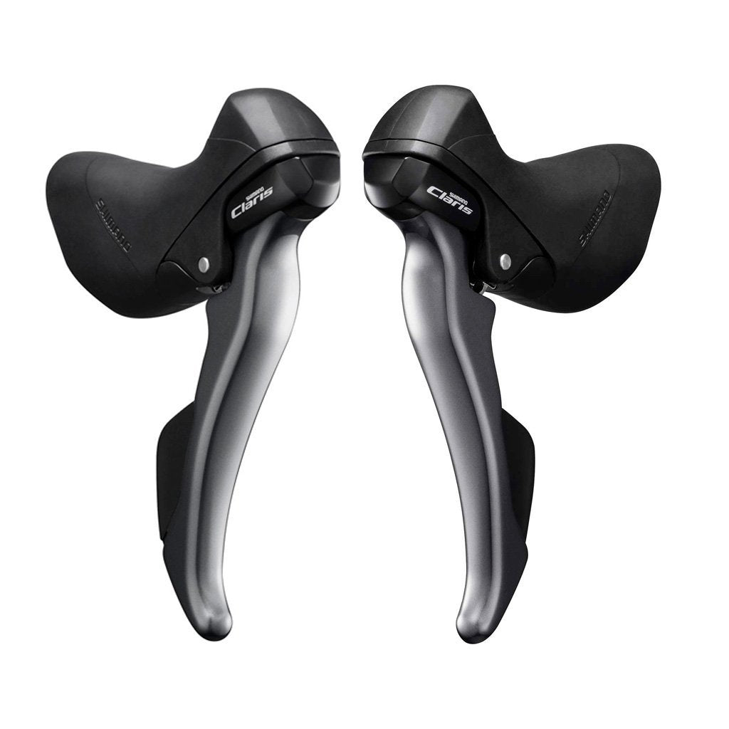 Palancas de cambio/freno SHIMANO Claris ST-R2000 para 2x8 velocidades - Raudor ¡Rompe tu propio récord!