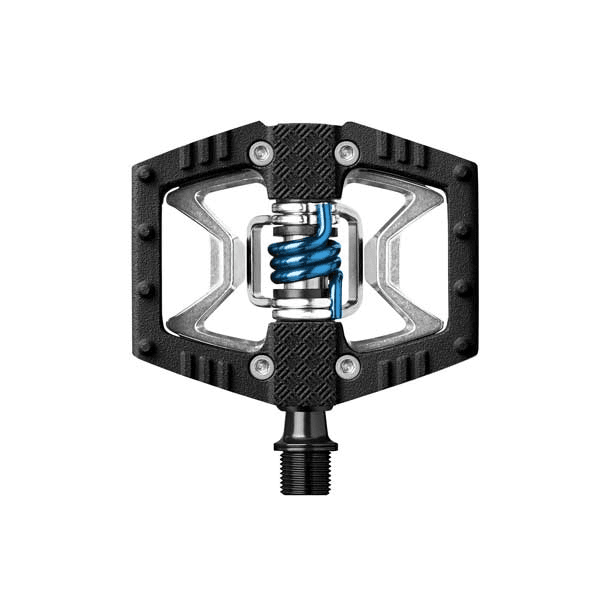 Pedales Crankbrothers doble proposito color Negro con Azúl - Raudor ¡Rompe tu propio récord!