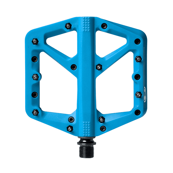 Pedales Crankbrothers Stamp 1 GRANDE, color Azúl - Raudor ¡Rompe tu propio récord!