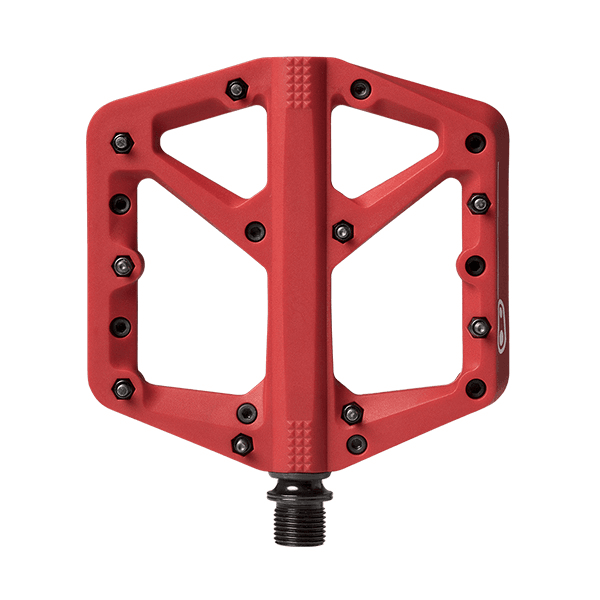 Pedales Crankbrothers Stamp 1 GRANDE, color Rojo - Raudor ¡Rompe tu propio récord!