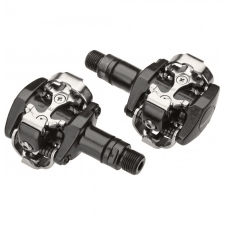 Pedales para MTB Shimano PD-M505L color negro, con Calas - Raudor ¡Rompe tu propio récord!