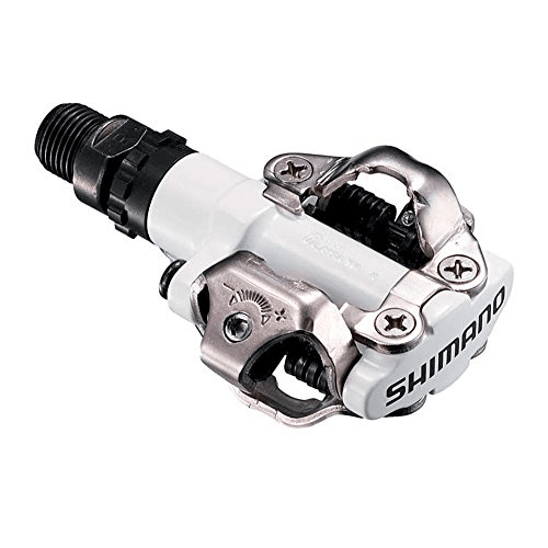Pedales para MTB Shimano PD-M520 color blanco - Raudor ¡Rompe tu propio récord!