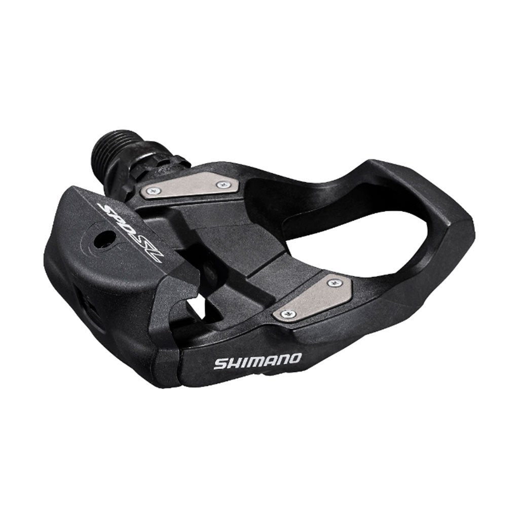 Pedales SHIMANO PD-RS500 SPD-SL para ruta o carretera con cala SM-SH11 incluida - Raudor ¡Rompe tu propio récord!