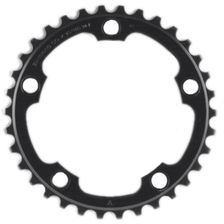 Plato Shimano RUTA 105 FC-5750L 34D NEGRO Y1M534 - Raudor ¡Rompe tu propio récord!