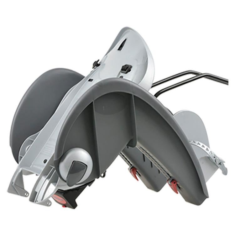 Portabebé POLISPORT Wallaby Evolution Deluxe / Color Gris Oscuro / Fijación al cuadro de la bicicleta - Raudor ¡Rompe tu propio récord!
