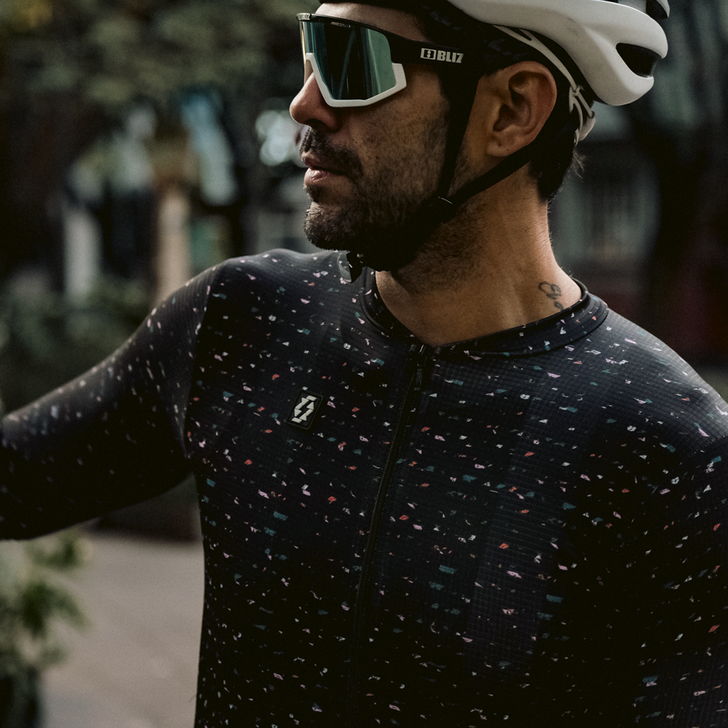 Jersey para ciclismo APHESIS Prisma para caballero manga larga