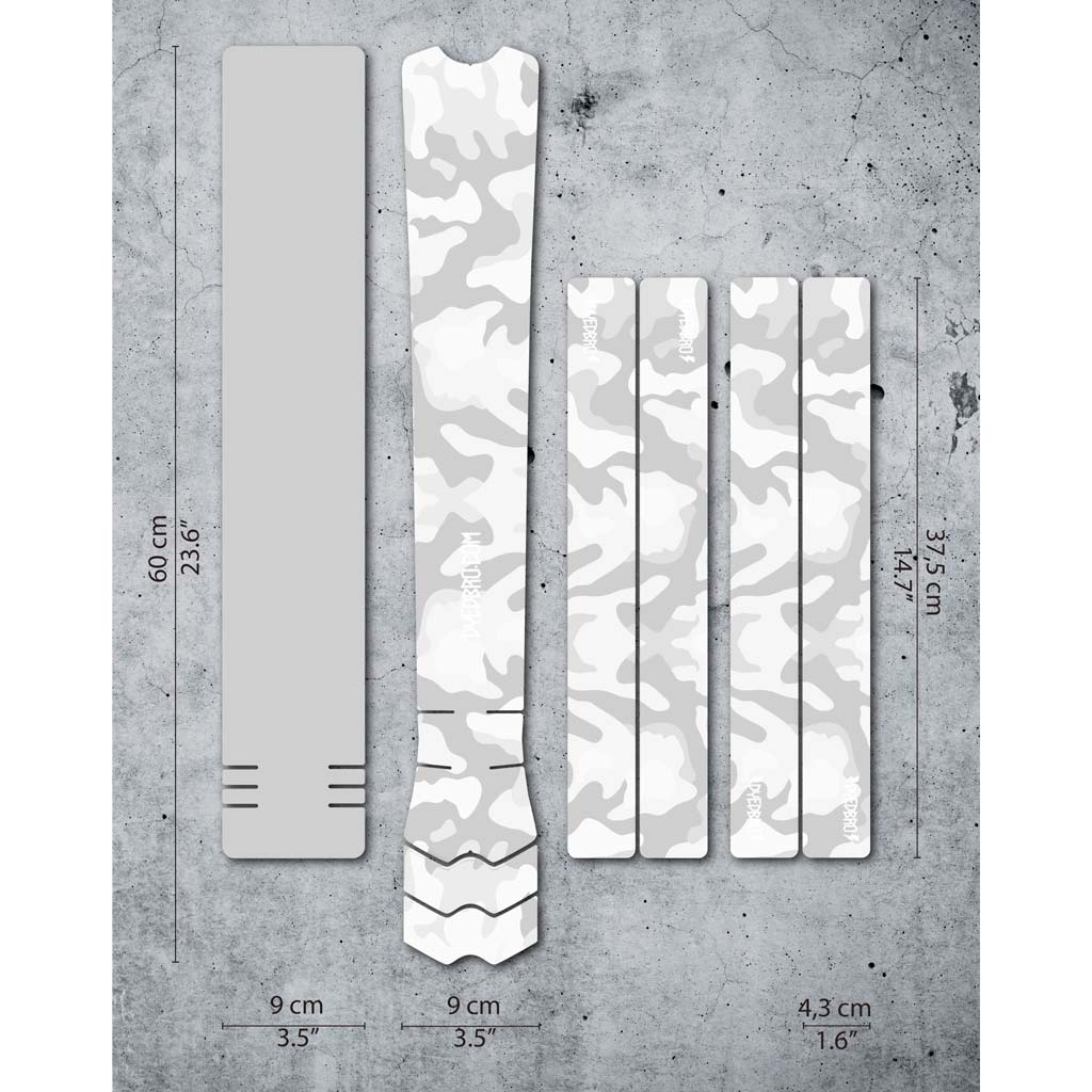 Protector de cuadro DYEDBRO Camo Blanco - Raudor ¡Rompe tu propio récord!