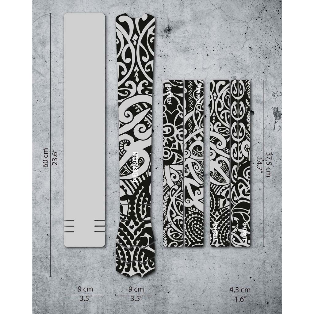 Protector de cuadro DYEDBRO Maori Negro - Raudor ¡Rompe tu propio récord!