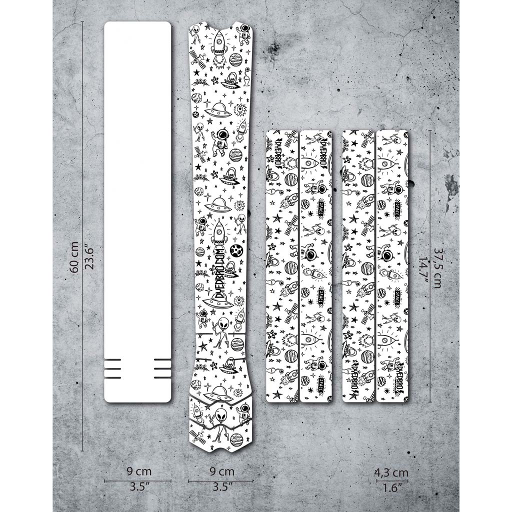 Protector de cuadro DYEDBRO Space Trip Negro - Raudor ¡Rompe tu propio récord!